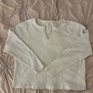 Babaton Cream Long Sleeve Top XXS
